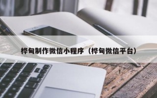 新乡桦甸制作微信小程序（桦甸微信平台）